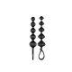 Set Dilatadores Anales Love Beads Set Of 2 Black