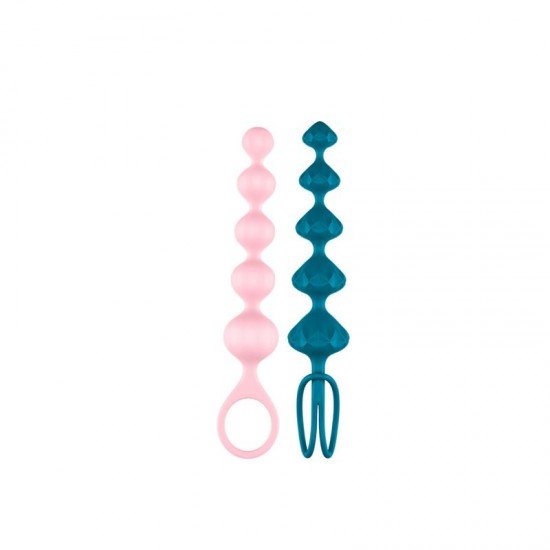 Set Dilatadores Anales Love Beads Set Of 2 Colored