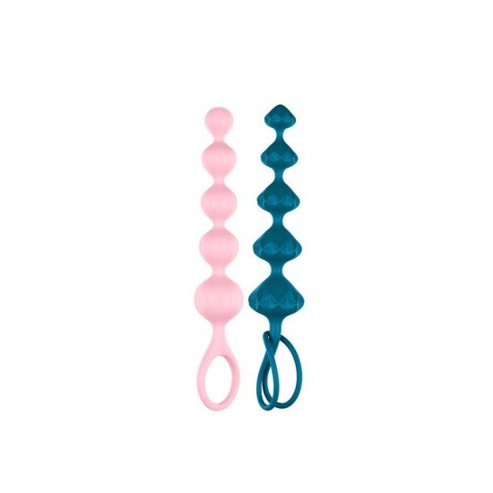 Set Dilatadores Anales Love Beads Set Of 2 Colored