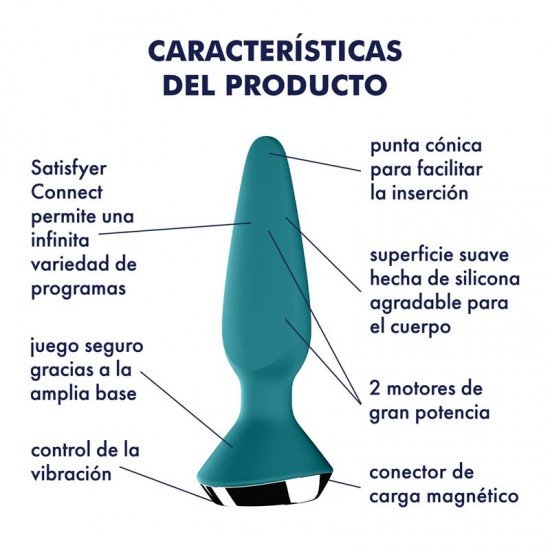 Vibrador Anal Plug-Ilicious 1 Petrol