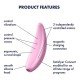 Vibrador Succionador Satisfyer Curvy 3+ Pink