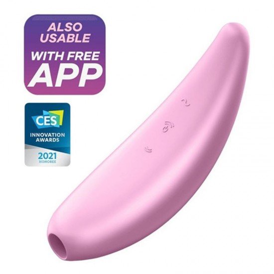 Vibrador Succionador Satisfyer Curvy 3+ Pink