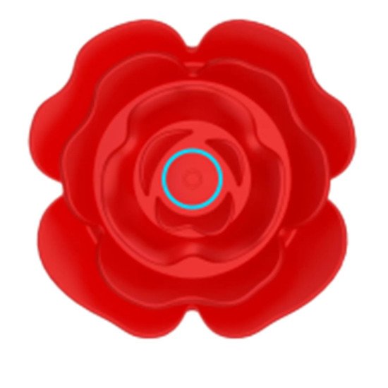 Red Rose Flower Butt Plug