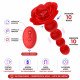 Red Rose Flower Butt Plug