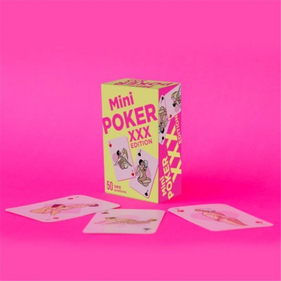 Juego de Cartas Mini Poker XXX Edition