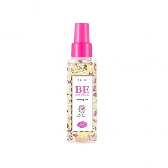 BE Mini Body Splash Con Glitter y Feromonas