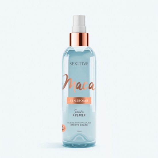 Aceite Para Masajes Maca Sensbomb Hot Sexitive
