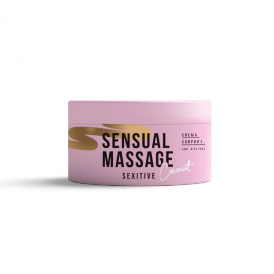 Crema Sensual Massage Coconut