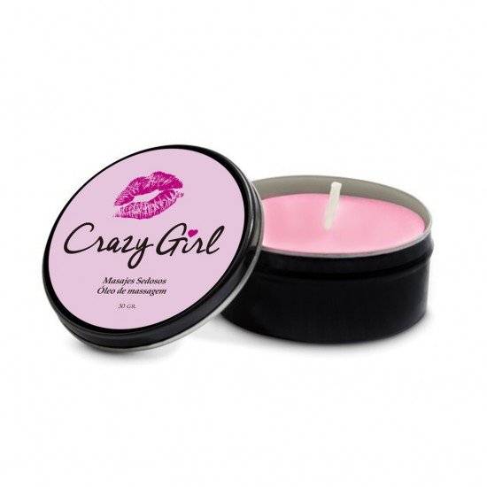 Vela Para Masajes Crazy Girl 30 grs.