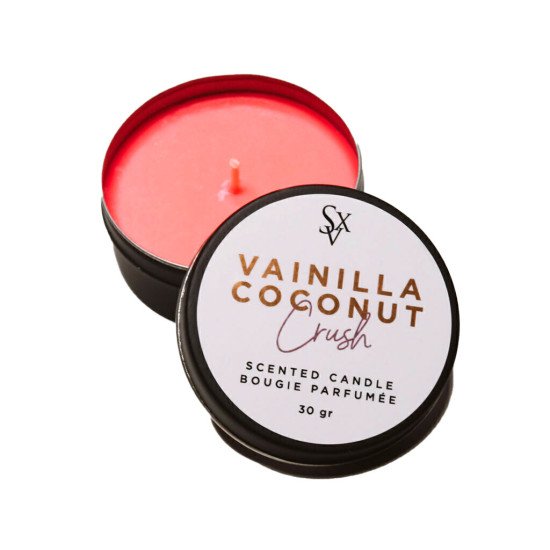 Vela Para Masajes Vainilla Coconut con Feromonas 30 grs.