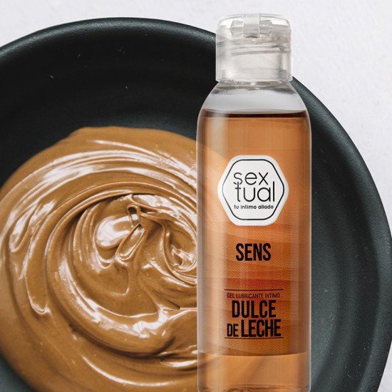 Gel Lubricante Intimo Sens Dulce De Leche Sextual 80 ml.