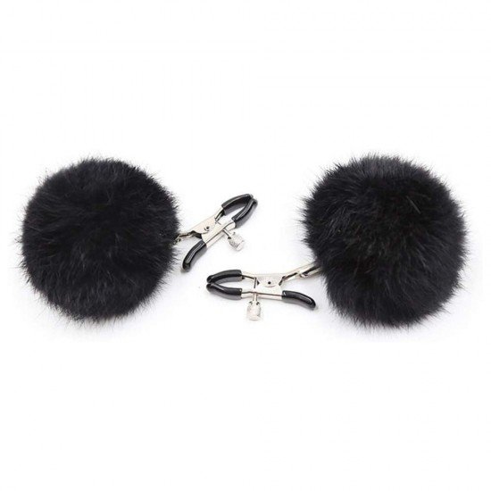 Pinzas Estimuladoras de Pezones Con Pompon