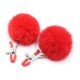 Pinzas Estimuladoras de Pezones Con Pompon