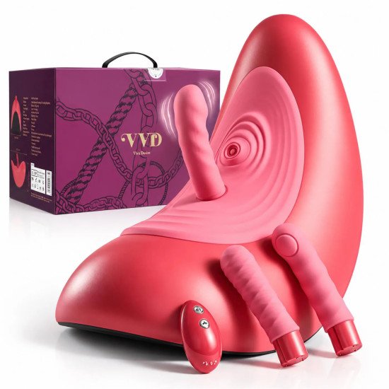 Silla Sexual Con Vibrador Y Control Remoto