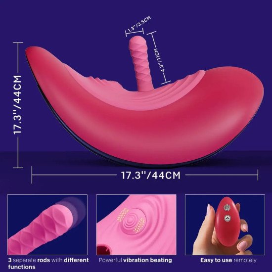 Silla Sexual Con Vibrador Y Control Remoto