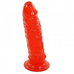 Super Niño - Consolador con Ventosa Rojo