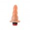 Plug Escalonado Piel con Vibrador