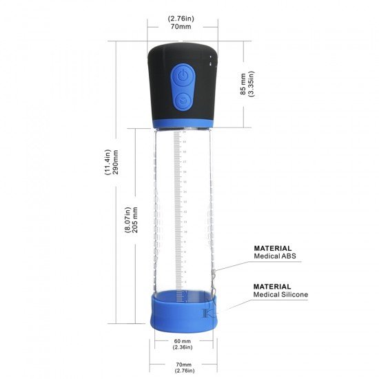 Bomba de Vacio PowerPump Automatic Motor 25 x 7 cm.