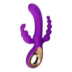 Vibrador Rabbit Recargable Triple Estimulación